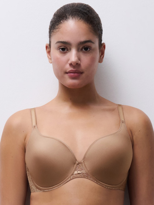 Chantelle Sexy Solution Plunge T-Shirt Bra C10INE in Cafe Latte, t-shirt bra