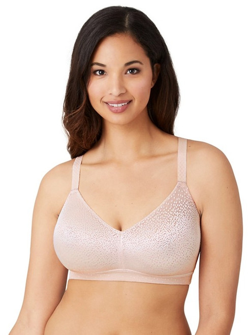 Wacoal Back Appeal Wire-Free Bra 852303 in Rose Dust, wireless bra