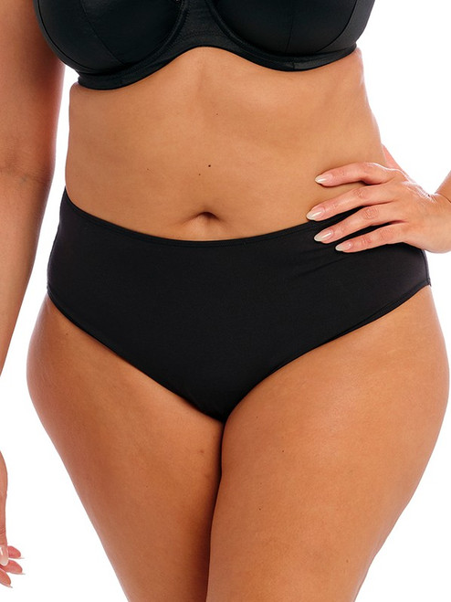 Elomi Smooth Brief EL4565 in Black, plus size panty
