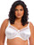 Bright white Keira GD6090 bra front angle, ideal for full-busted women seeking wire support and uplift.