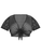 Elomi Bazaruto ES800696 plus size swim cover-up, close-up of fabric in Black