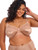 Elomi Cate Allure Underwire Bra EL302405 Sahara, neutral tone three-part cup with side support and stabilizing encased-elastic underband
