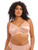 Elomi Cate Bra EL4030 Latte, neutral-tone full figure bra with embroidered cup and everyday support for large busts