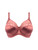 Cate Rosewood embroidered detail close-up, strong underwire bra for large busts