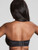 Panache Alice 11040 in Black full bust strapless bra, back view showing band, hook-and-eye closure and straps