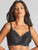 Panache Rocha 10345 full bust wireless bra, close-up of cup fabric and detail in Black
