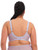 Elomi Lucie EL4490 Aleutian on model, everyday plunge bra with printed fabric, side support, and stretch lace for flexible fit