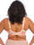 Elomi Lucie Stretch Plunge Bra EL4490 Cosmos back view, supportive band and printed straps designed for full figure comfort and stability