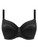 Fantasie Envisage Bra FL6911 Black, jacquard microfiber cup with hidden side panel and stretch top cup for adaptive full busted support