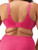Elomi Zarla Bra EL302505 in Love Potion – back view shows smoothing wings and a unique double-layer underband that minimizes bulges and stays flat, even when resting.