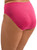 Elomi Zarla Brief EL302610 close-up reveals the lightweight double mesh fabric and delicate flat-stitch embroidery designed for beauty with minimal show-through. Cotton gusset/crotch ensures breathability, freshness, and reserve.