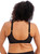 Elomi Smooth Bra EL4301 Black back view, wide smoothing band and supportive wings designed for large bust comfort Elomi Smooth Bra EL4301 Black back view, wide smoothing band and supportive wings designed for large bust comfort