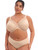 Elomi Smooth EL4301 Sahara on model, seamless underwire bra for large bust women with smooth invisible finish under light clothing Elomi Smooth EL4301 Sahara on model, seamless underwire bra for large bust women with smooth invisible finish under light clothing