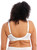 Elomi Brianna EL8080 White back view, smoothing wings and adjustable straps for everyday comfort