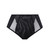 Elomi Brianna EL8085 plus size panty, close-up of fabric and waistband in Black