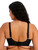 Elomi Energise EL8041 Black Sports Bra on model, everyday plus size underwire sports bra with moisture wicking fabric and full coverage shaping
