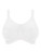 Elomi Energise Sports Bra EL8041 White, close-up of underwire and side support panel designed for active plus size busts in UK sizing