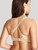 Panache Elan 7328 full bust t-shirt bra, close-up of cup fabric and detail in Beige