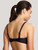 Panache Anya Riva SW1303 in Black full bust swimwear, back view showing straps and fit