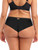 Elomi Priya EL4557 in Black plus size panty, back view showing rear coverage