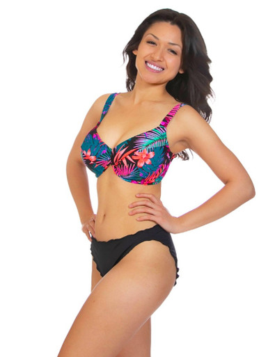 【送料無料！】Thom Bikini Bra  Navy/Gray Shop All - Swim - Bikini Tops - Page 1 - Bra~vo intimates