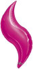 36"A Curve Fuchsia flat (3 count)