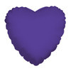 18"C Heart Purple flat (10 count)
