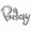 36"C Script BDay Silver Pkg (1 count)