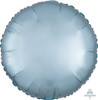 18"A Round Satin Luxe Pastel Blue flat (10 count)