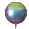 18"B Sphere Rainbow Ombre flat (5 count)