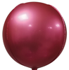 18"B Sphere Matte Red flat (5 count)