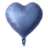 18"B Heart Matte Blue flat (10 count)