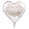 18"B Heart Silver (10 count)