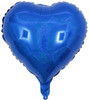 18"B Heart Holographic Royal Blue flat (10 count)