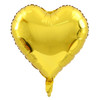 9"B Heart Gold flat (10 count)