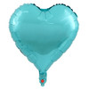 18"B Heart Pastel Jellybean Aqua (10 count)