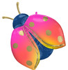 33"A Ladybug Colorful Pkg (5 count)