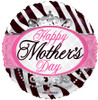 18"C Happy Mother's Day Zebra Pattern Pkg (10 count)