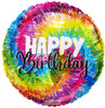18"C Happy Birthday Groovy Holographic Pkg (5 COUNT)