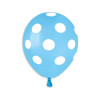5"G Dot Light Blue with White Print #009 (100 count)