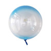18"B Bobo Balloon Ombre Blue flat (20 count)
