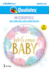 18"Q Welcome Baby Watercolor Pkg (5 count)
