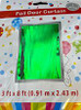 Foil Curtain Green 8' x 3' Pkg (1 count)