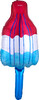40"A Food  Ice Cream Popsicle Red White Blue flat (5 count)
