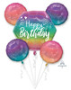 Bouquet Happy Birthday Sparkle Pkg (1 count)