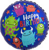 18"A Happy Birthday Little Monsters Pkg (5 count)