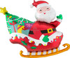30"A Christmas Santa's Sleigh flat (5 count)
