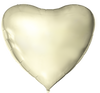 68"B Giant Heart White Gold Foil Pkg (1 COUNT)
