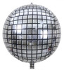 32"B Disco Ball Silver/Black Sphere Pkg (5 count)