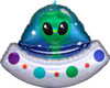 28"A Alien Space Ship Holographic Pkg (5 count)